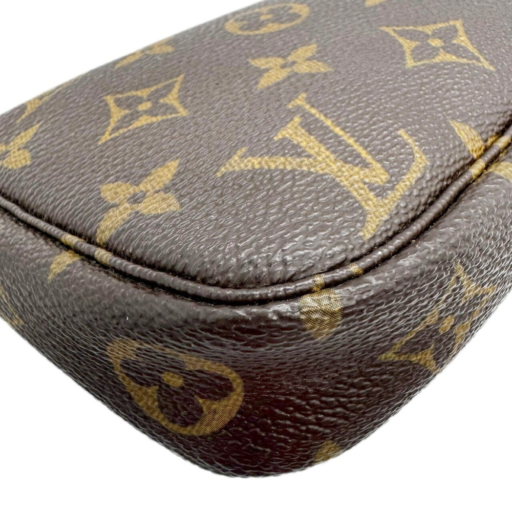 LOUIS VUITTON Authentic Brown Monogram Pochette Pouch - Picture 4 of 15